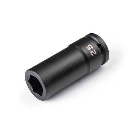 Tekton 3/4 Inch Drive x 25 mm Deep 6-Point Impact Socket SID33125