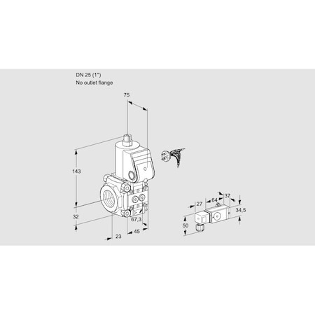 Honeywell Kromschroder VAS125/-R/NW KS88028463