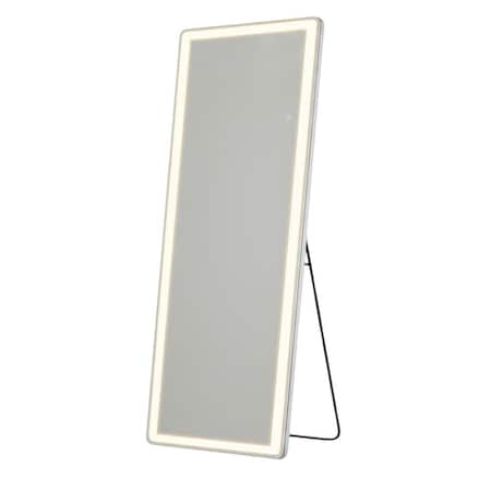 Homeroots 71" Clear Lighted Freestanding and Wall Mount Frameless Full Length Mirror 636332