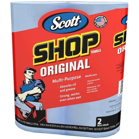 Scotts Scott Shop Towel, Paper, Blue 75040 | Zoro