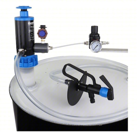 Goatthroat Pumps Air Drum Pump, 4.5 gpm, 10 psi, 1:1 GT200RTBTG-AK