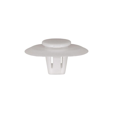 Auveco Moulding Clip, White Nylon, 25PK 21698