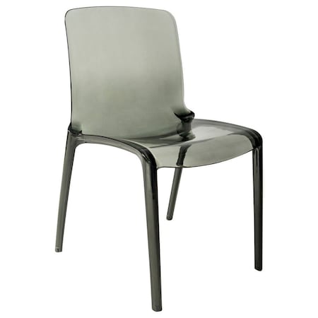 Leisuremod Murray Modern Dining Chair, Black MC20TBL