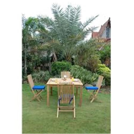Anderson Teak Comfort Folding Chair - Pack of 6, 6PK Set-105A