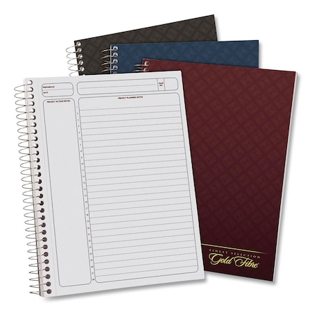 Ampad Gold Fibre Project Planner, 1 Subject, Lecture/Cornell Rule, Random Asstd Covers, 9.5x7.25, 84 Sheet 20-817