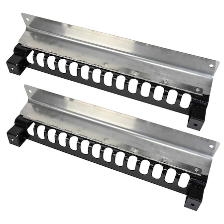 Mytee Products 24in Bolt on Chain Holder - Powder Coated Steel, Mirror Finish, 2PK VK-SCHx2