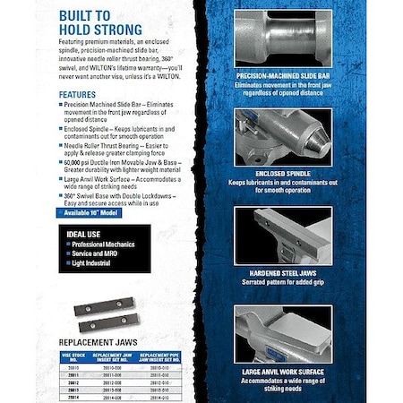 Jet Pipe Jaws, Steel 28814-010