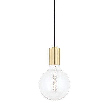 Mitzi Ava 1 Light Pendant 5 In. Aged Brass H109701-AGB