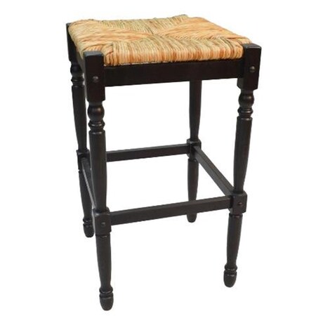 Carolina Chair & Table Co CarolinaChairandTable  Hawthorne Bar Stool, Espresso 2663-RTA-ESP