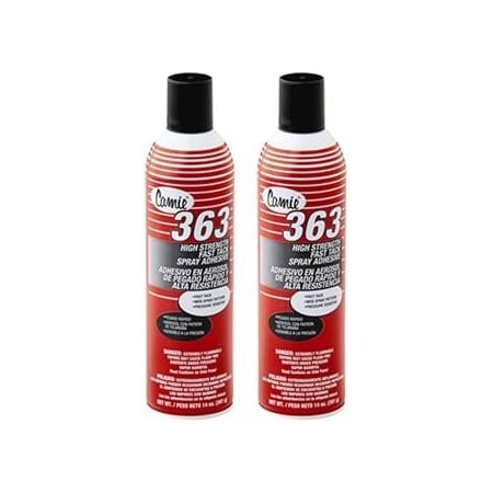 Camie High Strength Fast Tack Spray Adhesive 20 oz. Can, 2PK 363-2