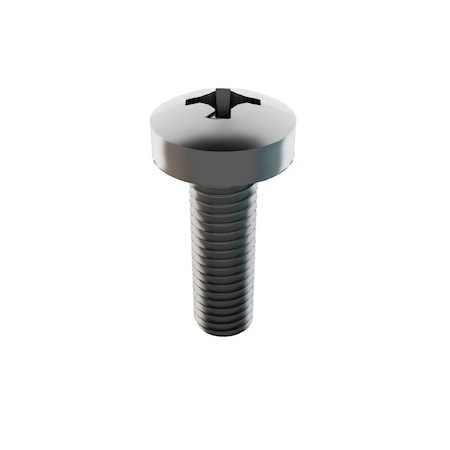 Zoro Select M5-0.80 x 16 mm Phillips Pan Machine Screw, Plain 18-8 Stainless Steel, 10 PK 31-PMP-5-16
