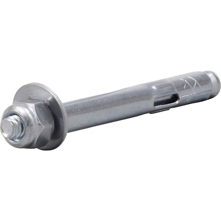 Hillman 1/4 in. D X 2 1/4 in. L Steel Hex Head Sleeve Anchors 40 pc 370824