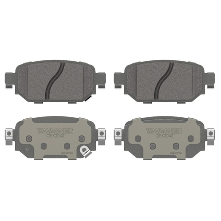 Wagner Brake OEX Rear Disc Brake Pad Set Premium Ceramic, OEX2042
