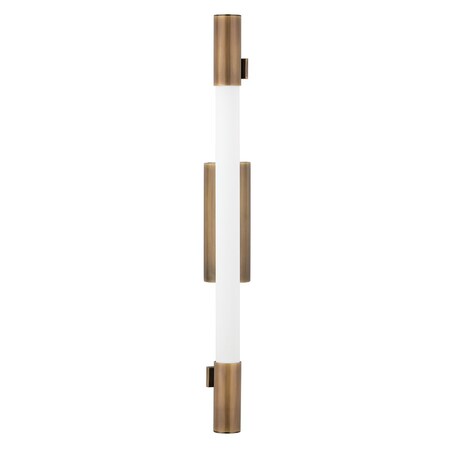 Troy Lighting Merced 2 Light Wall Sconce 2.75 In. Patina Brass B7124-PBR