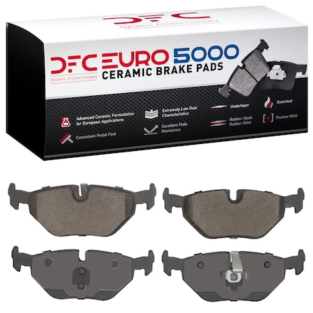 Dfc 5000 Euro Ceramic Disc Brake Pad Set,  1600-0692-00