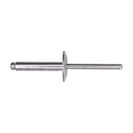 Auveco Aluminum Rivet 3/16in Diameter 5/8in-3/4in Grip, 25PK 17977