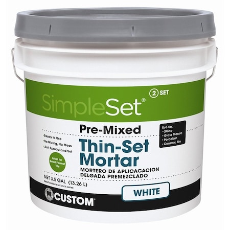 Custom Building Products Mortar Thinset Premx Wht 3.5G STTSW3