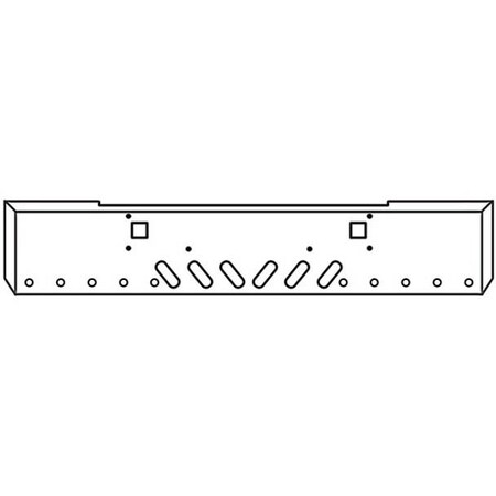 Replacement For Kenworth W900B Aerocab Year 2006 20In Chrome Boxed End Bumper 10 Gauge W/Tow 6 Angl
