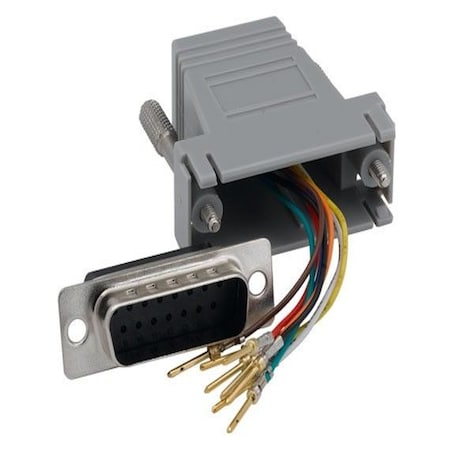 Sanoxy 2 PACK DB15 Male to RJ-45 Modualr Adapter SNX-CBL-LDR-MA203-3200