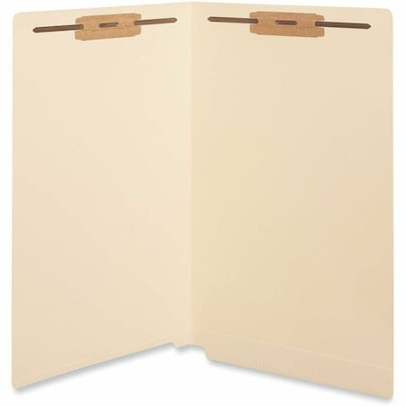 Universal End Tab Folders, Two Fasteners, Legal, Manila, 50/Box UNV13220***