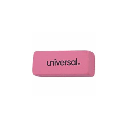 Universal Bevel Block Erasers, 20PK UNV55120