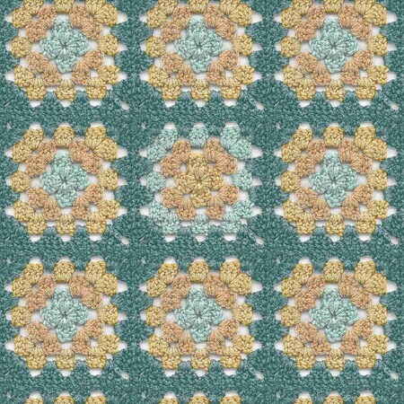 Chesapeake Maud Teal Crochet Geometric Wallpaper 3124-13862