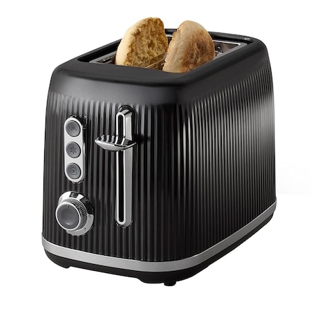 Oster Retro 2 Slice Toaster with Extra Wide Slots in Black 2155952