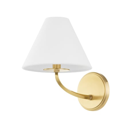 Hudson Valley Lighting Becki Owens X Stacey 1 Light Wall Sconce 8.25 In. Aged Brass BKO900-AGB