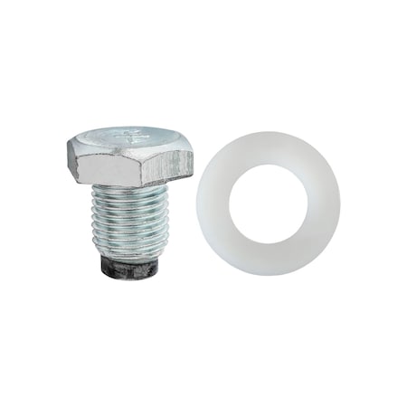 Auveco Magnetic Oil Drain Plug And Gasket 1/2in-20 Thread 19365