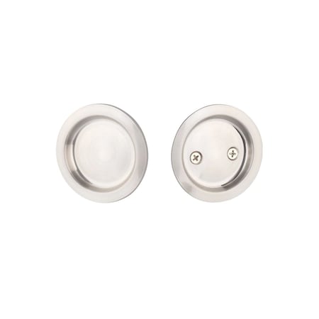Emtek Pocket Door Locks Passage Satin Nickel EETPDRND62SN