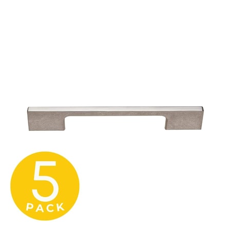 Sapphire Medi 5 in. Center-to-Center Modern Cabinet Hardware pull 5-Pack U183-128-CP-5
