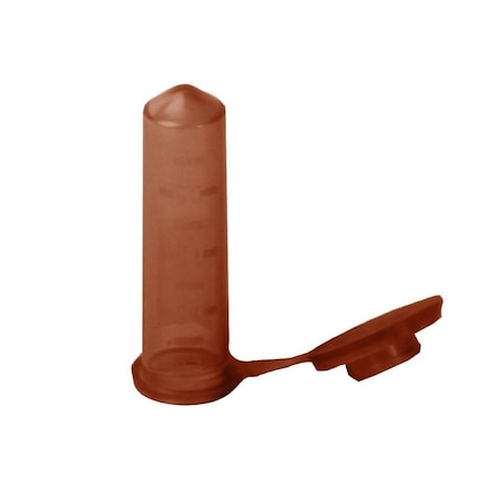 Bio Plas 2 ml G - Tube- Flat Top Microcentrifuge Tube - 500 pk - Amber, 500PK 4058