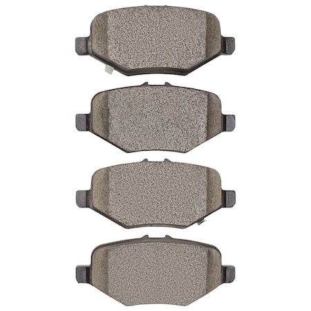 Dynamic Friction Co DFC 5000 Advanced Brake Pads - Ceramic 1551-1612-00