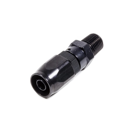 Fragola 190106-BL 3000 Series Straight -6 AN to 0.25 in. NPT Male Hose End Fitting, Black FRG190106-BL
