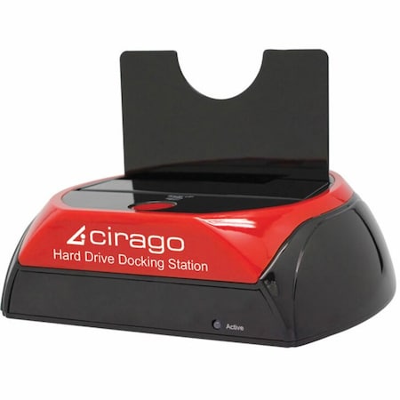 Cirago International Cirago Drive Dock - USB 2.0 Host Interface - Red, Black - 1 x Total Bay - 1 x 2.5"/3.5" Bay CDD1100