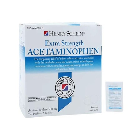 Medique Pain Reliever/Fever Reducer Extra Strength Tablets, 500mg, 500PK 00404071613