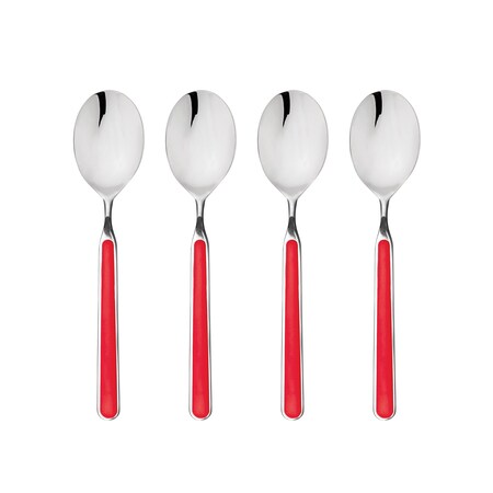 Mepra Fantasia Coffee Spoon Set - 4 Pcs. - Red 10S744407