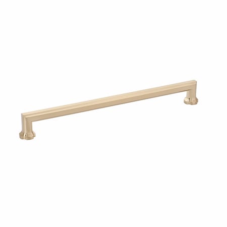 Schaub 15in Center to Center Empire Appliance Pull Signature Satin Brass Finish 881-SSB