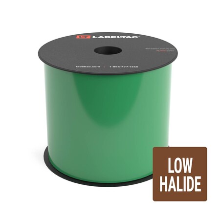 Labeltac Low Halide Supply 4in x 150ft LT4/Pro X, Green LT405LH