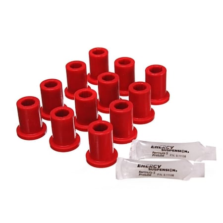 Energy Suspension Leaf Spring Bushing for 1969-1980 Toyota Land Cruiser FJ40 - Red 8.2105R