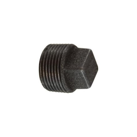 Midland Industries PLUG H SQ CORED 3/8IN MPT IRON BK 3/8-18 65652