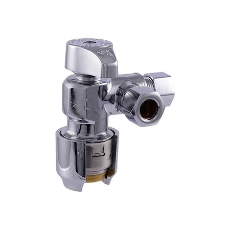 Sharkbite Push-to-Connect, Oval, Brass, 125 psi UR25558