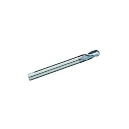 Garr Tool End Mill, Ball Nose Center Cutting Extra Length, Series: 723MC, 9/16 in Cutter Dia 55794