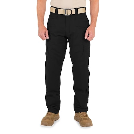 First Tactical Work Pants, 34 in, Black, 45% Cordura(R) Nylon, 55% Cotton 114002