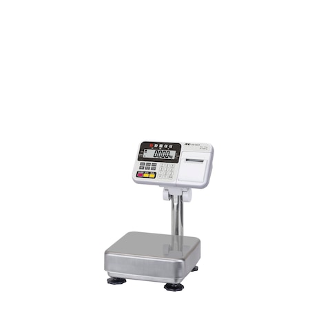 A&D Platform Scale, 20lb x 0.002lb with SMALL Platform and printer. HW-10KCP