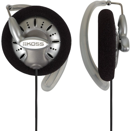 Koss Titanium coated stereophones w/Unique Sportclip design and 4ft cord 184838