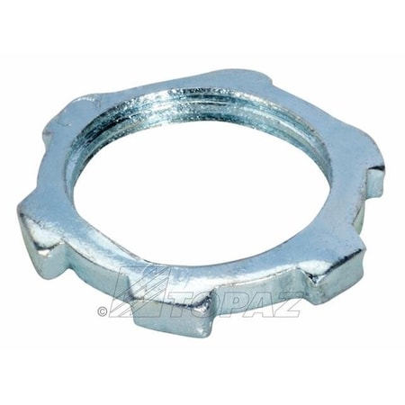 Topaz Rigid Locknut - Steel, Steel, 3/4" 282UL