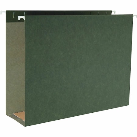 Business Source Hanging File Folder, Green, PK25 BSN43855
