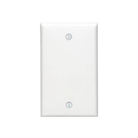 Leviton Blank Wallplate, Standard Size, Gang 1, Brown 80714