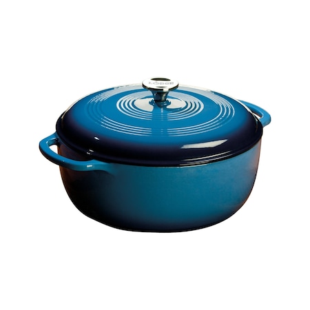 Lodge 7.5 Quart Blue Enameled Cast Iron Dutch Oven EC7D33